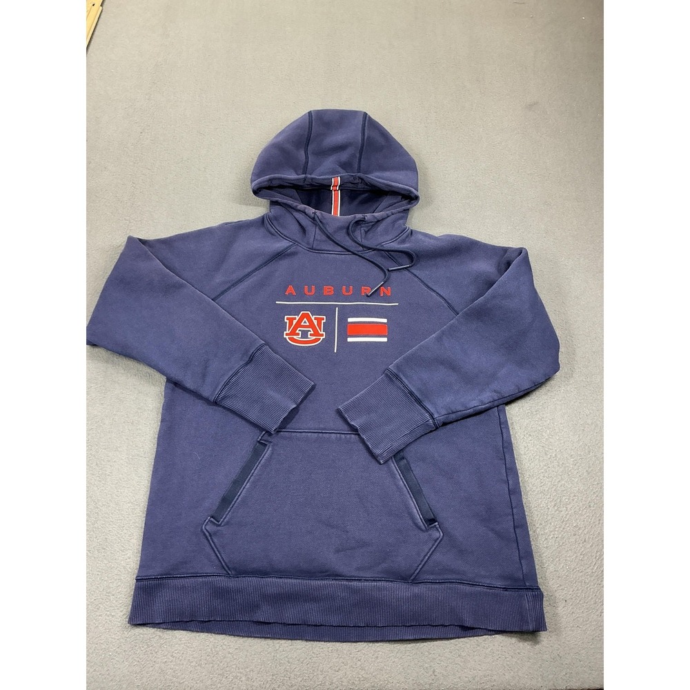Auburn Tigers Hoodie Sweatshirt‎ Mens Small Blue NCAA Football Under Armour